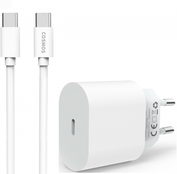 20w usbc cosmos geschikt voor apple oplader usbc snellader iphone 15 iphone 16 lader