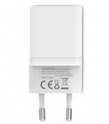 4cosmos 25w gan usb c snel oplader   geschikt voor iphone snellader 0